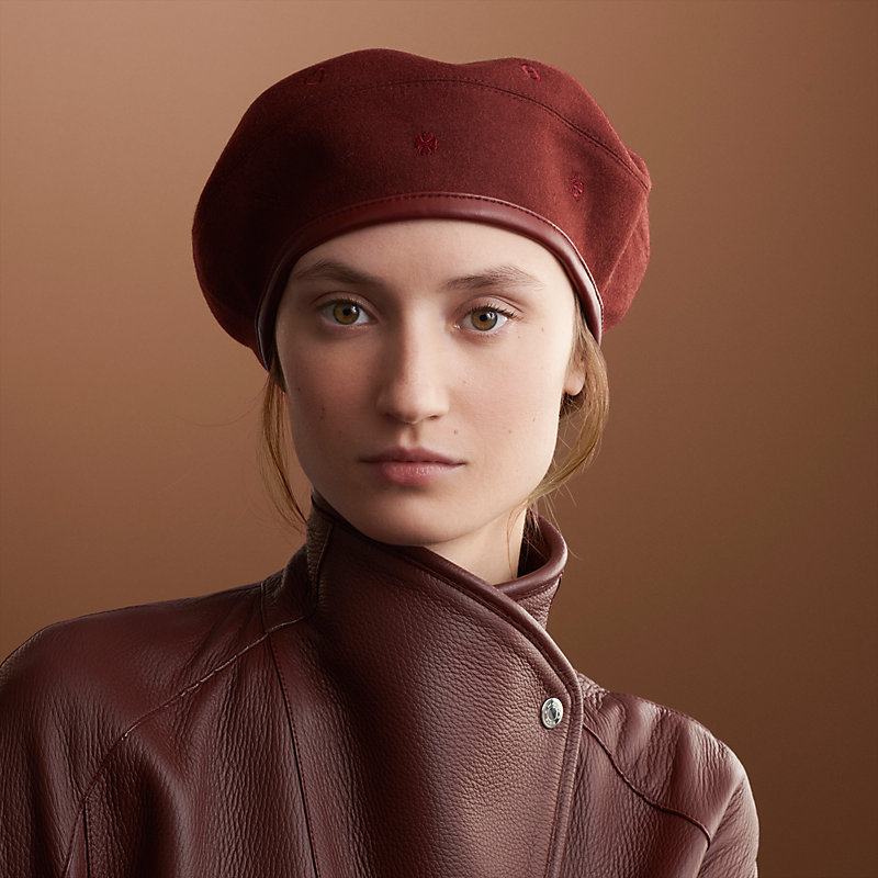 HERMES☆ベレー帽 Saint-Honore Saint-Honore Seashell beret | Hermès Canada